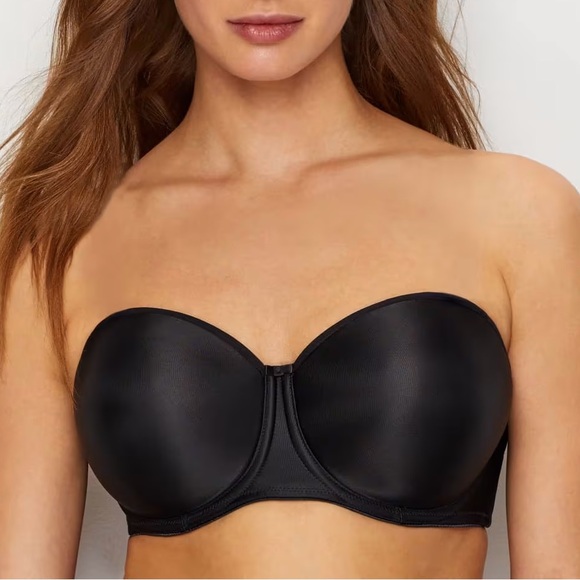 FANTASIE Smoothing Strapless Bra 4530 • 32DDD • Black • NWT Comes w/straps - Picture 4 of 6